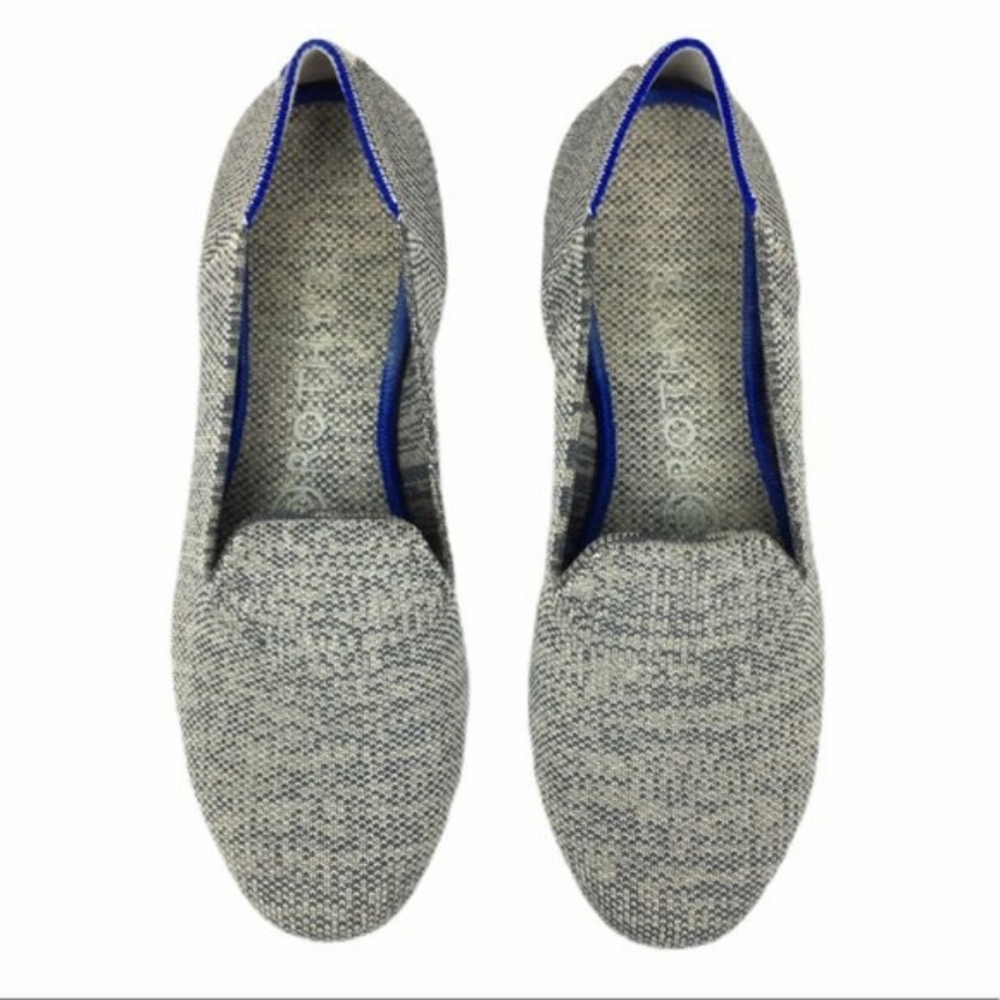 Rothy's Heather Taupe Loafers In Size 8